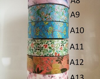 NEW Washi Tape Set - Pick Your Own Washi Tape Sample (50cm per design)