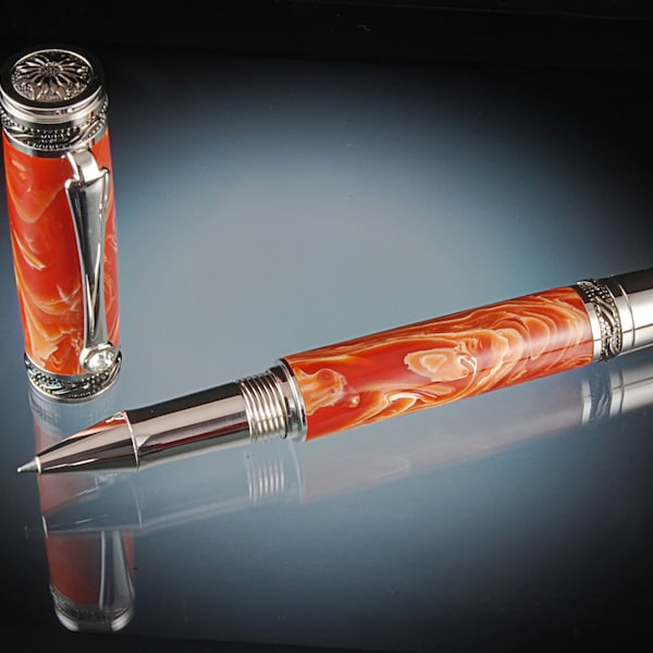 Mexican Agate Rollerball Pen or Fountain Pen