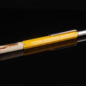 Deer Antler Ballpoint Multifunction Tool Pen and Touch Screen Stylus