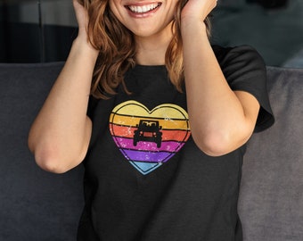 4WD Heart T-shirt, Offroad Gift