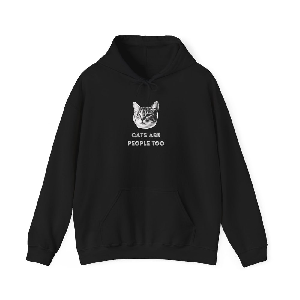 Funny Cat Gift, Cat Lovers Gift, Cat Lover Gift, Funny Cat Hoodie, Funny Cat Sweatshirt, Cute Cat Hoodie, Cat Gift,Cats Are People Hoodie Livingmall