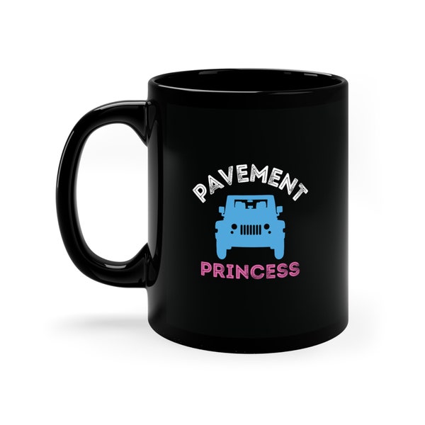 pavement princess mug, pavement princess, off-roading mug, off road mug, offroading mug, duck duck, off roading gift, off road gift, wheelin