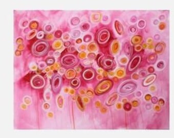 abstract image painting original painting acrylic canvas painting abstract flowers flowers flowers