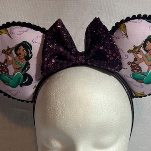 Handmade Disney Aladdin Jasmine Headband Ears