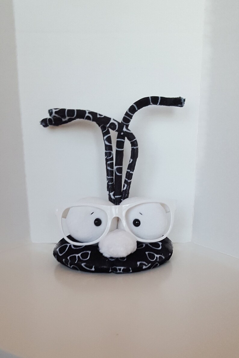 The Lunartiks® Eyeglasses Holder Soft Minky Fabric White Etsy