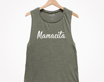 Mamacita Muscle Tank Top: Women's Relaxed Fit Tee