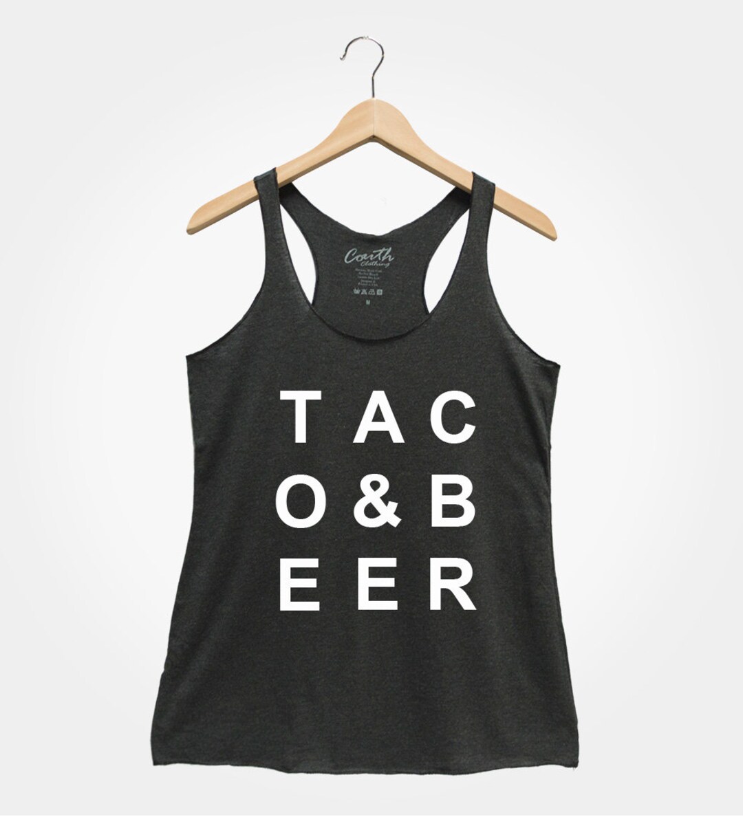 Taco and Beer Tank Top Taco Tuesday Drinking Tank Top Funny Etsy