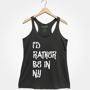 I&#39;d Rather Be In NY Tank Top, Vacation Tank Top, Summer Tank Top, Ladies Shirt, Funny Tank Top, Vacay Shirt, Beach Tank Top, Travel Shirt