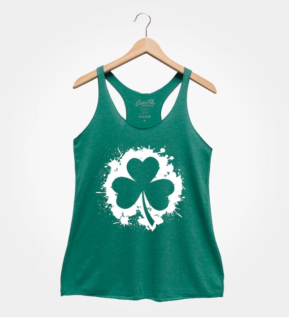 St Patrick's Day Shamrock Tank Top: Lucky Irish Shirt