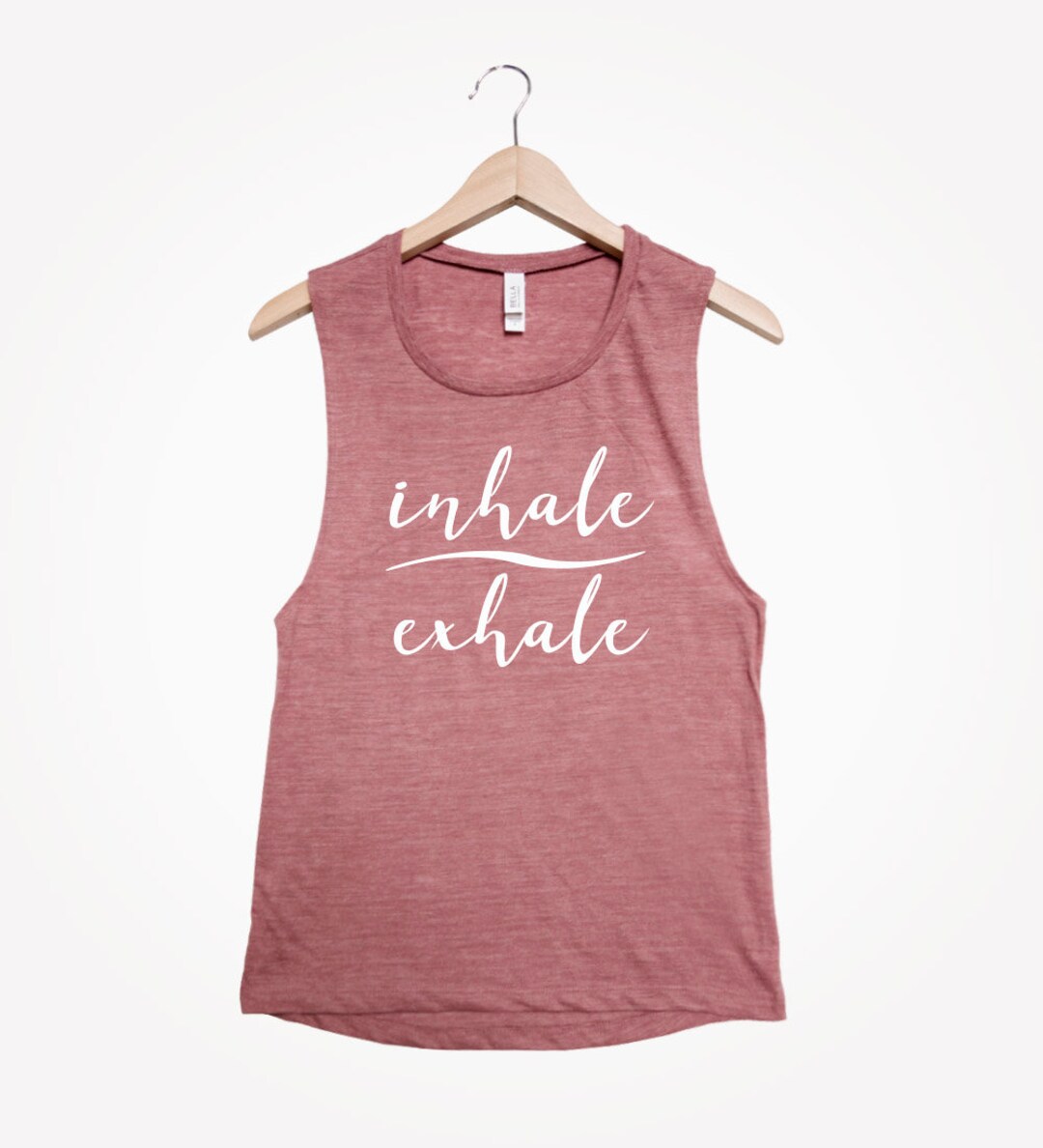 Inhale Exhale Women's Tank Top Muscle Tank Top Yoga Tank Top Workout ...