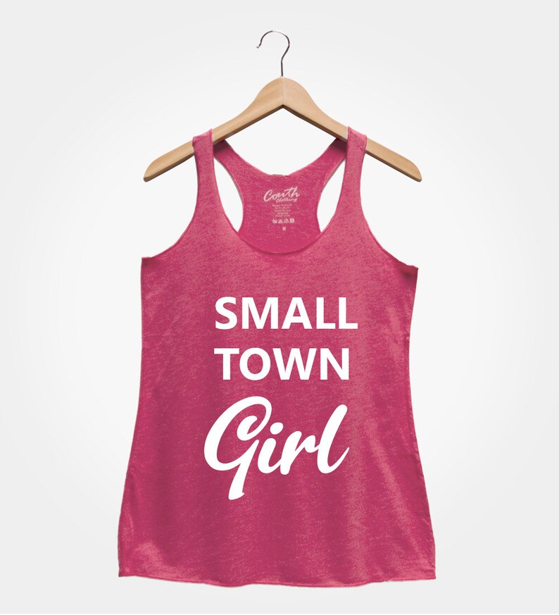 Small Town Girl Tank Top Vacation Tank Top Summer Tank Top Etsy