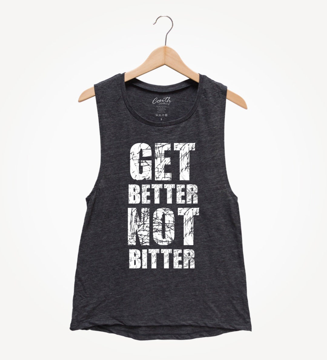 Get Better Not Bitter Women's Tank Top Muscle Tank Top - Etsy