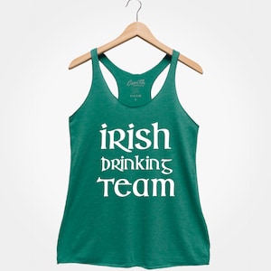 St Patricks Day Irish Drinking Team Tank Top