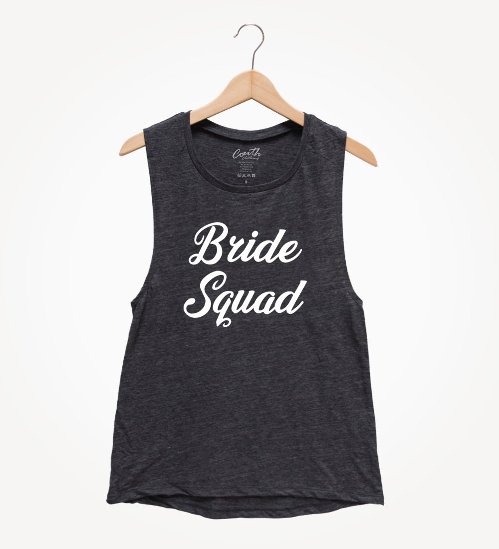 Bride squad vest tops 2025