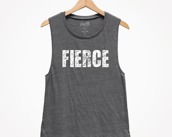 Fierce Muscle Tank Top: Women&#39;s Workout Tee