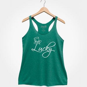 Lucky St Patricks Day Tank Top: Irish Shenanigan Enthusiast Shirt