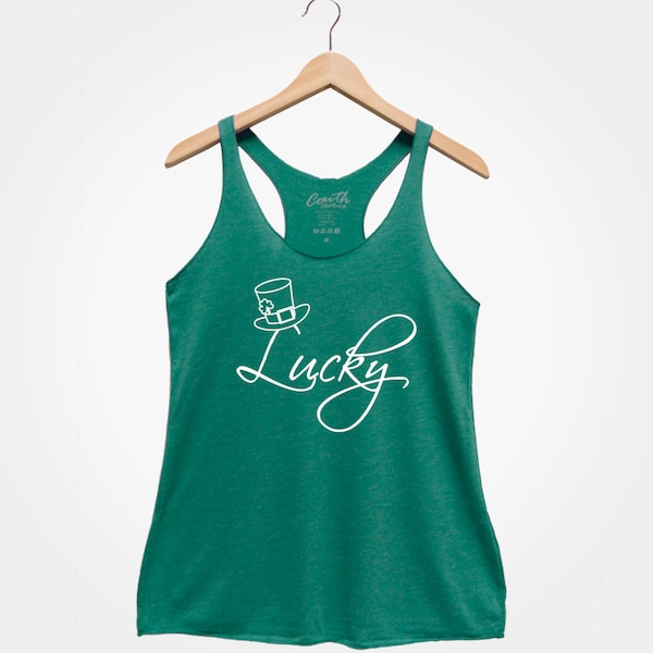 Lucky St Patricks Day Tank Top: Irish Shenanigan Enthusiast Shirt