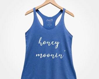 Débardeur lune de miel : chemise de sport pour mariage pour femme