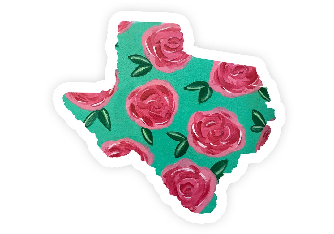 Etiqueta engomada de la rosa de