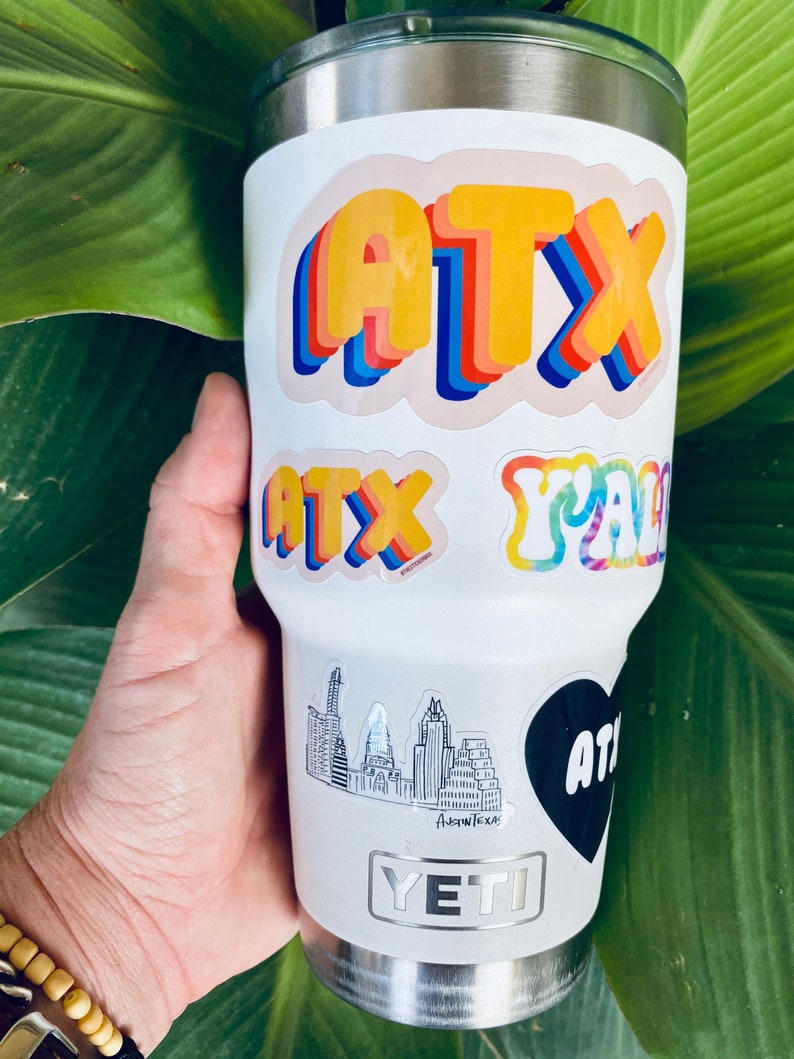 Austin Texas Sticker Texas Sticker Austin Sticker Mini Etsy