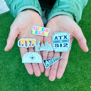 Mini Stickers - Austin Texas Sticker - Texas Sticker - Austin Sticker - Little Stickers - Wedding Gift - Party Favor - Gift - Texas Stickers