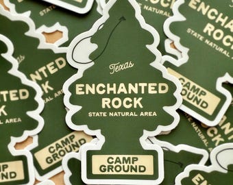 Enchanted Rock Sticker - Texas State Park Vinyl Decal - Hiking Adventure Souvenir - Nature Lover Gift - Camping Sticker