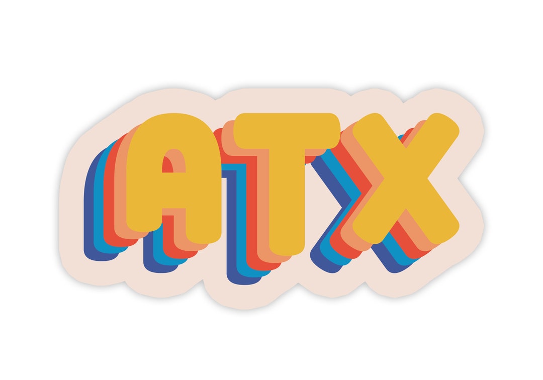 Austin Texas Sticker Austin Sticker Texas Sticker Vinyl Stickers