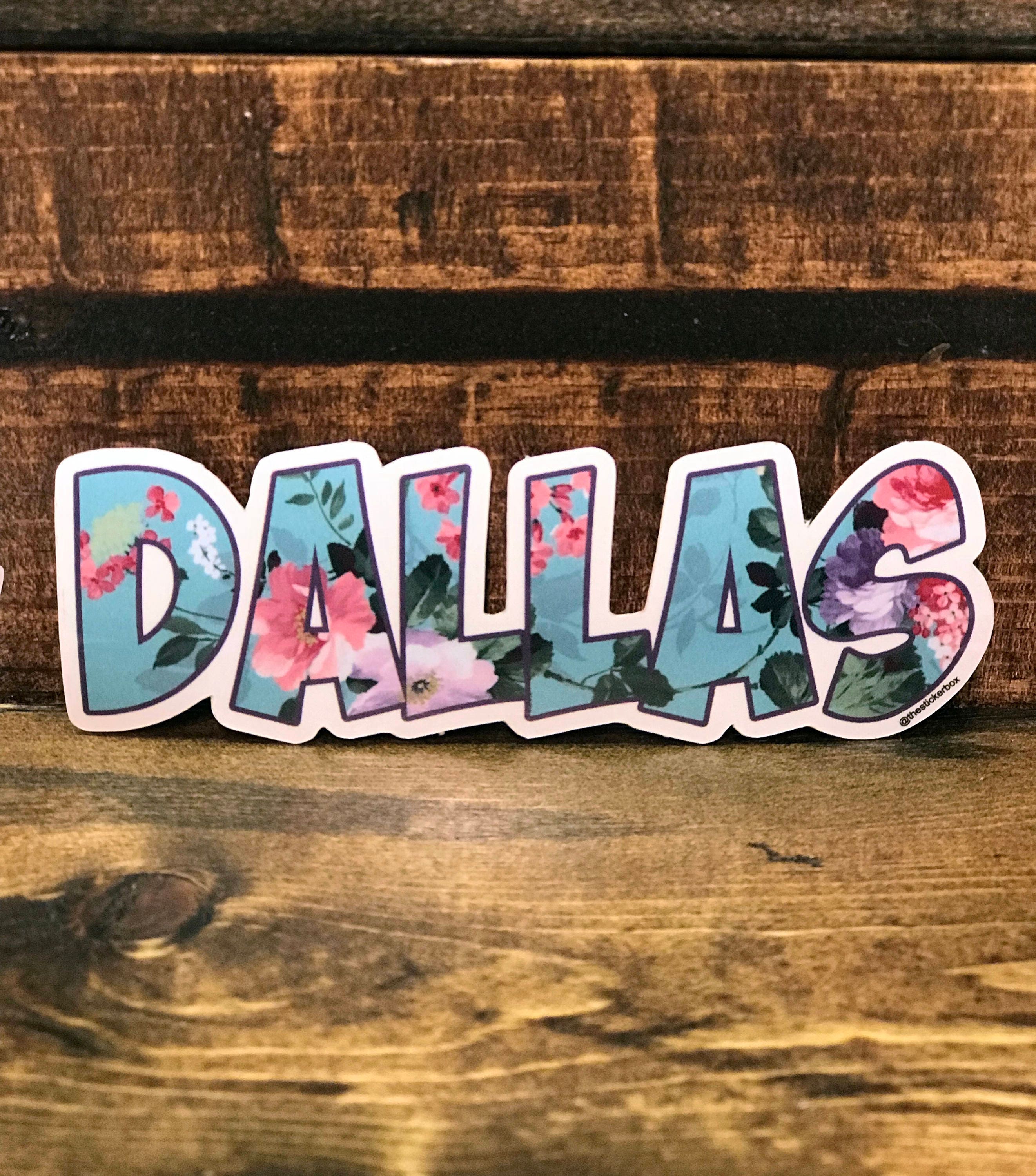 Small Dallas Sticker Texas Sticker - Texas Decal - Vinyl Sticker - Dallas Sticker - Dallas ...