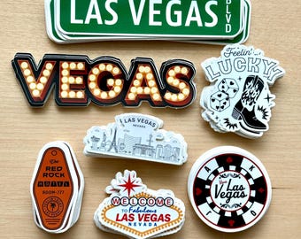 Las Vegas Event Stickers – Mini Stickers for Corporate Swag, Welcome Bags & Party Favors Conference Gifts, Corporate Event Giveaways