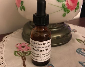 Motherwort Herbal Tincture (Leonurus cardiaca) // Wildcrafted, Sustainably Gathered Botanical Extract