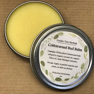 Cottonwood Bud Balm // Wildcrafted Herbal Salve