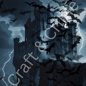 Dracula&#39;s Castle - Inspired by Bram Stoker&#39;s Dracula - Cross-Stitch Pattern