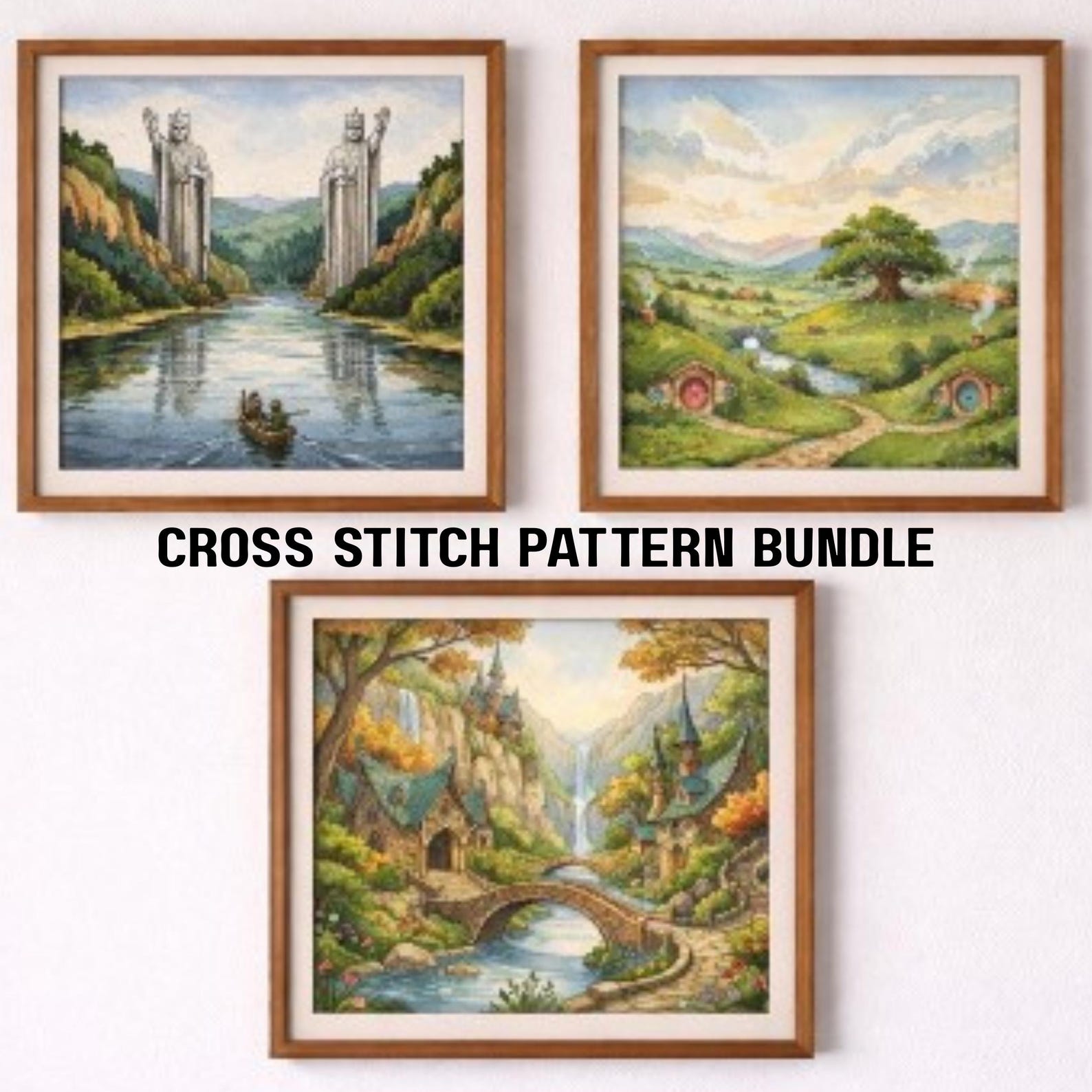 Lord of the Rings Cross Stitch Pattern Bundle | LOTR Patterns | Fantasy ...