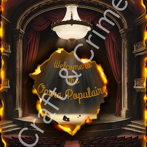 Opera Populaire Digital Print (PNG) - Inspired by Gaston Leroux&#39;s Phantom of the Opera