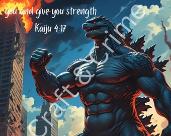 Godzilla Will Stand With You - Cross Stitch Pattern