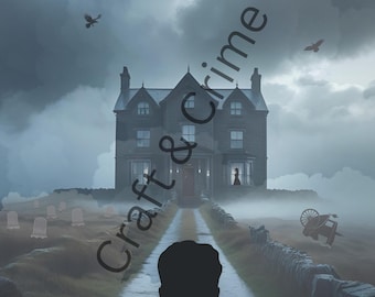 Eel Marsh House - Inspired by Susan Hill&#39;s the Woman in Black - Cross-Stitch Pattern
