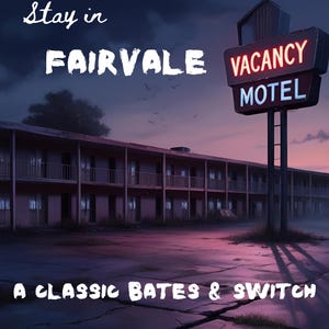 Bates Motel Cross Stitch Pattern (PDF) - Inspired by Robert Bloch&#39;s Psycho