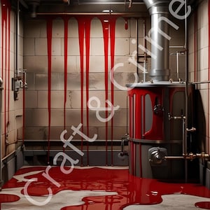The Boiler Room - Inspired by Stephen King&#39;s the Shining - Digital Print