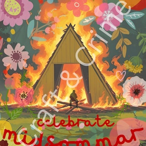 Midsommar Cross Stitch Pattern (PDF)