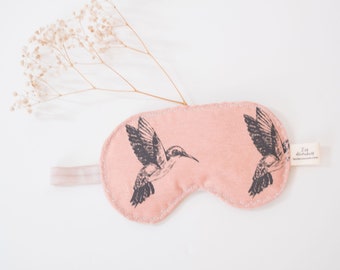 XL Big Dodo Nachtmaske — Natürliche Schlafmaske mit Bio-Baumwollfleece — Nacht, Nickerchen, Flugzeug, Reisen — Augenverdeckende erweiterte Maske