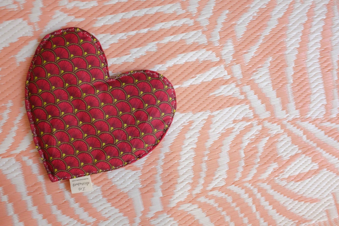 Heart Heating Pad Microwavable Hot Therapy Relief Hot Pack Etsy