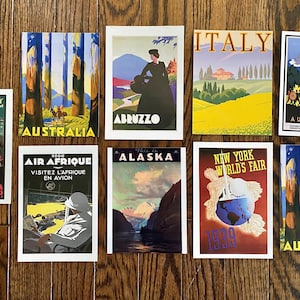 Travel Posters Postcards