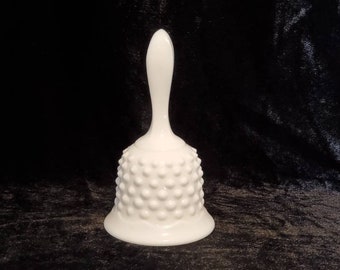White Hobnail Bell Etsy