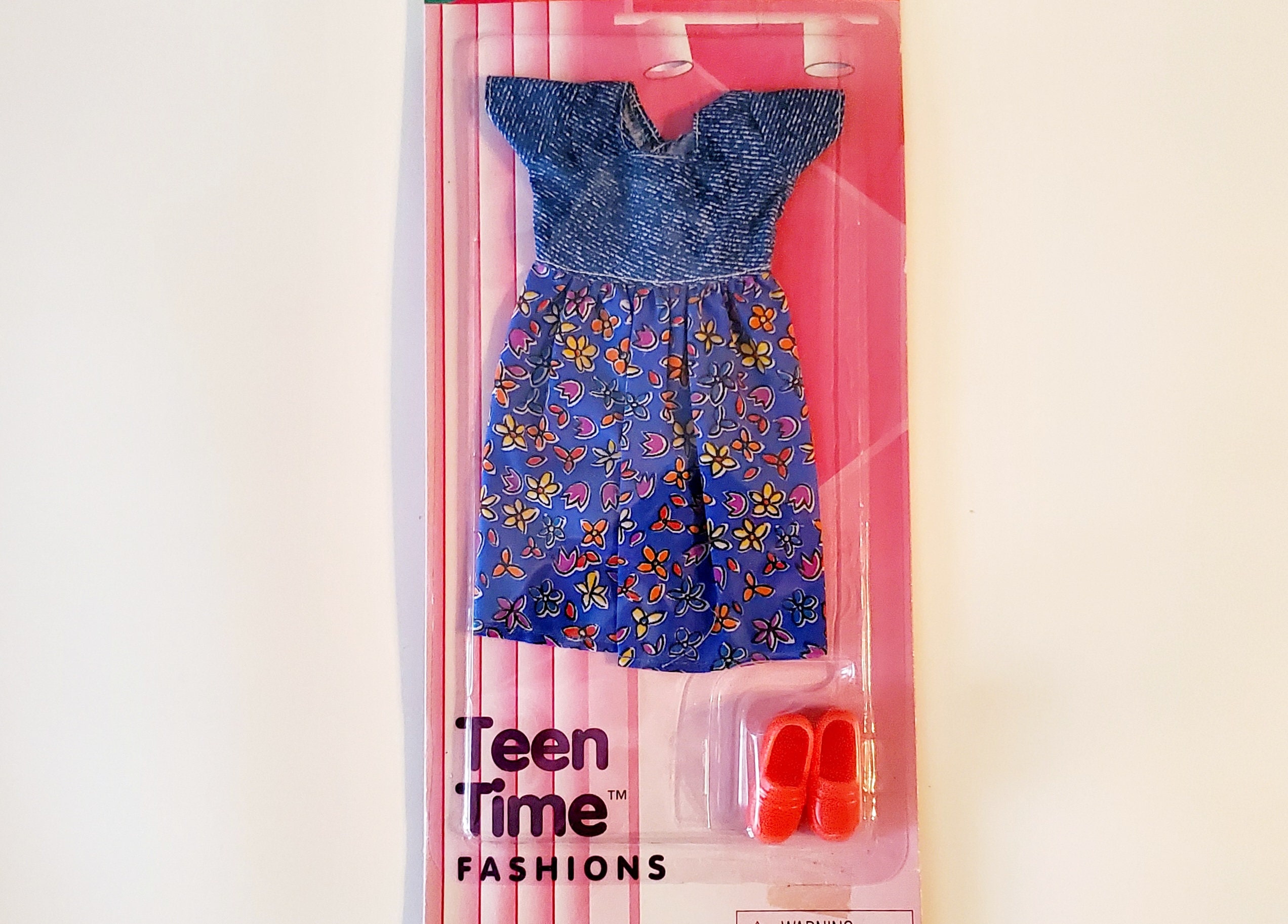 Tenue Vintage Skipper Mattel 1978 – Manteau Bleu D’origine Pour Poupée