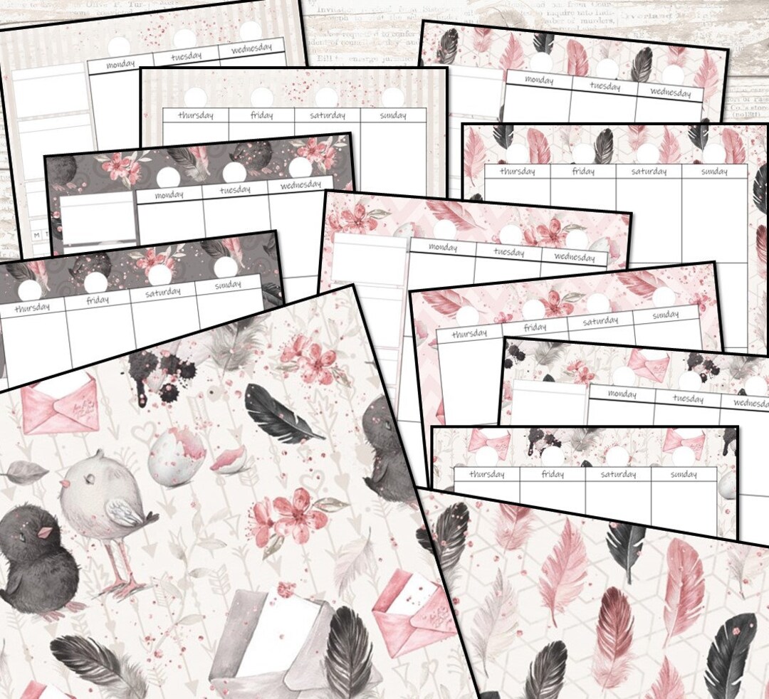 Entire Printable Planner Refill - Etsy