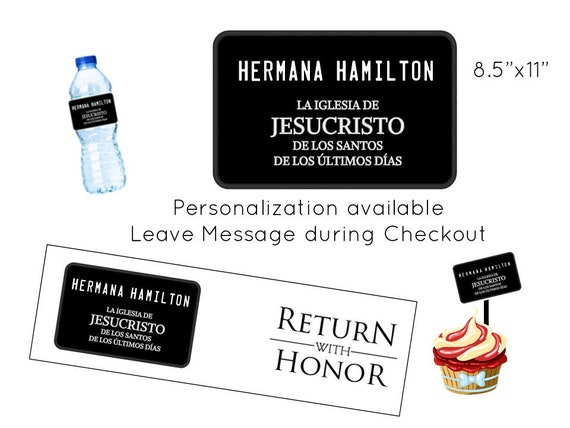 Custom made Tag Missionary Track record Tag Custom-made Printable image about Missionary Name Tag Printable referred to as Custom made Tag Missionary Popularity Tag Tailored Printable