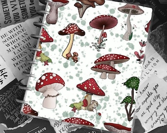 Mushroom Planner Cover | 8.5x11 | Tul Junior | Big Happy Planner | Happy Classic Planner | a5 | Notebook Cover | Custom Sizes