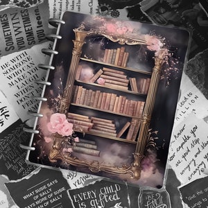 Cuaderno de notas con encuadernación en disco / Cuaderno para profesores / Música / Colección Pink Dreams