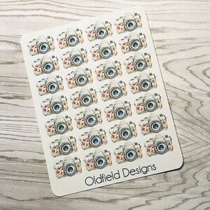 Camera Stickers - Planner Sticker - Etsy
