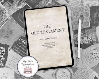 GoodNotes Old Testamente PDF-Datei mit Hyperlinks - King James Version mit LDS Fußnoten - Bibelarbeit